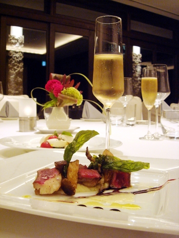 贅沢なディナーコース