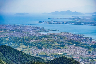 「山のデッキ」からの眺望(北側)