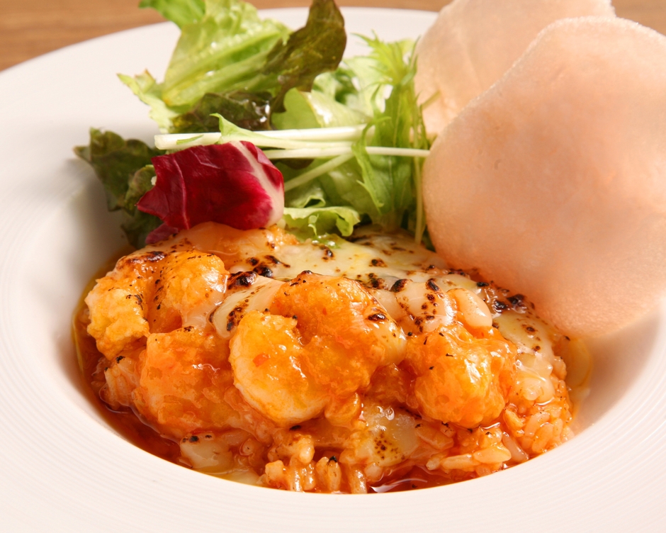 海老チリゾット 900円