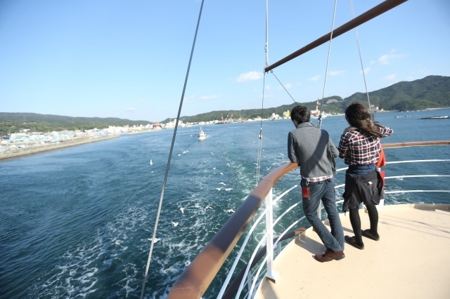 アッパーデッキ後部の風景