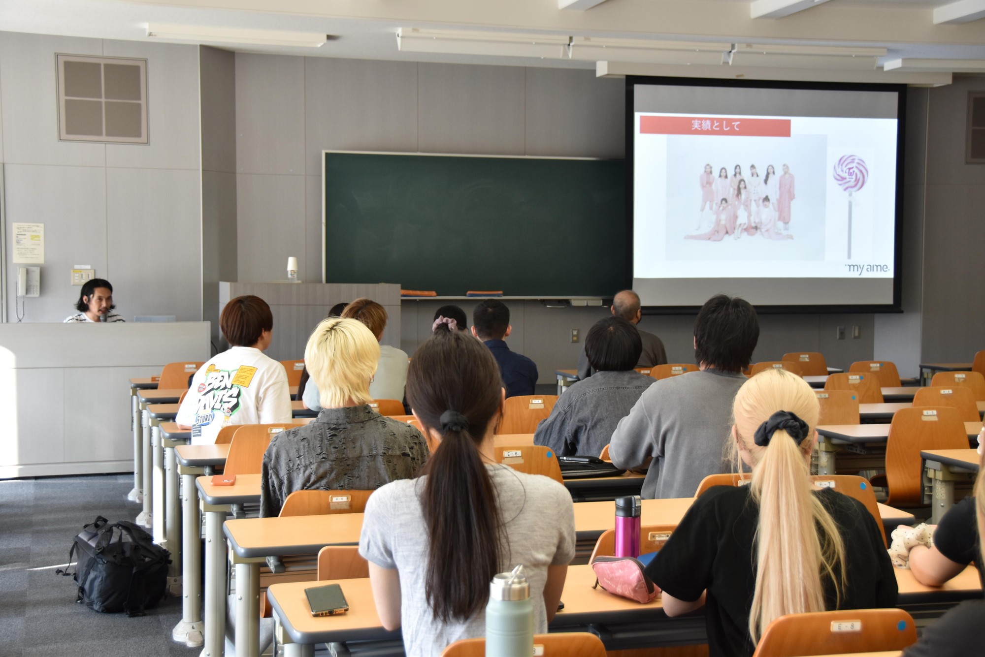 【名城大学】経営学部の澤田貴之教授の公開授業でmyameの中村氏が講演