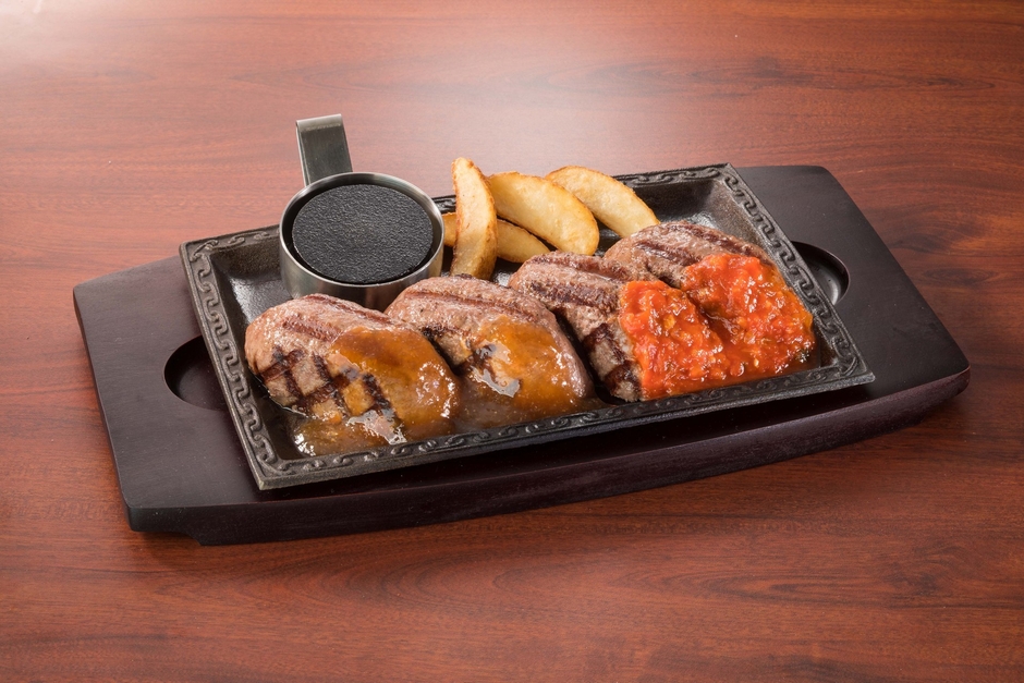 超!力こぶハンバーグW(ダブル)