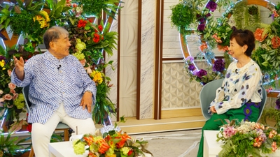 楽しくお話しする毒蝮さん&阿川さん
