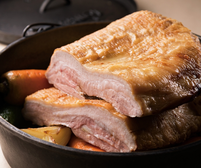 ポークのロースト バジル風味のマスタードソース