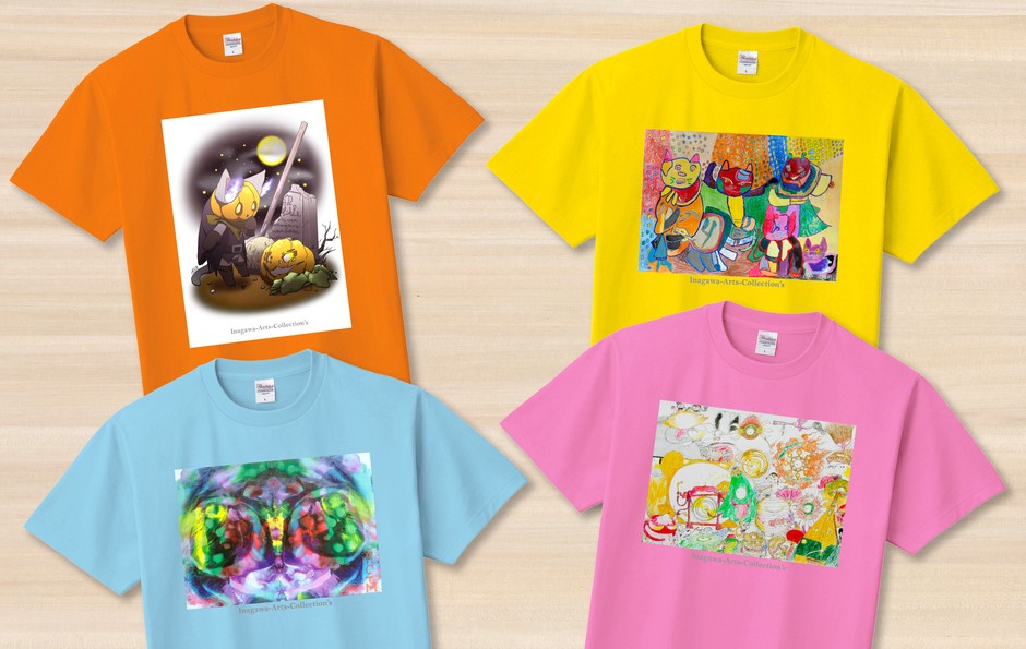 稲川芸術祭2021受賞作品のTシャツ