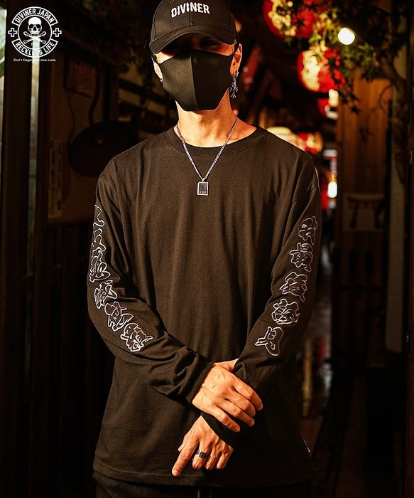 【DIVINER JAPAN】Just Ink'd Kanji L/TEE