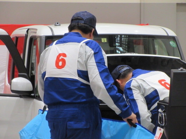 実車競技の様子②