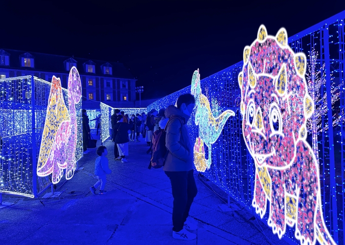 イルミネーション ジュラシック迷路