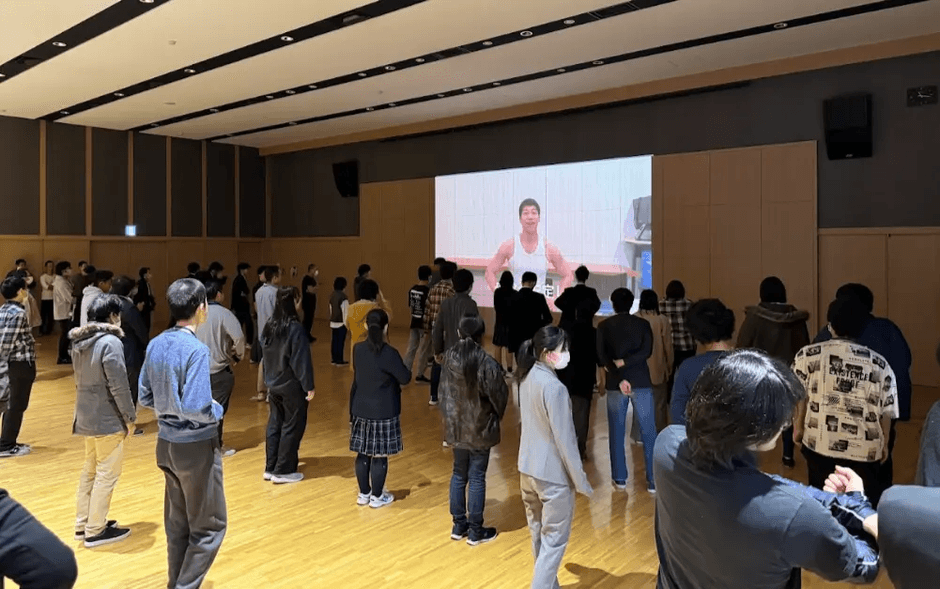 運動のワークの様子