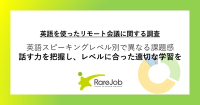 英語を使ったリモート会議に関する調査発表 初中級者は“意思伝達”に、上級者は“信頼関係構築”に課題感