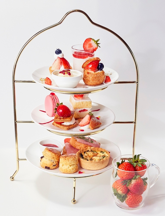 いちごのアフタヌーンティーセット(ドリンク付)