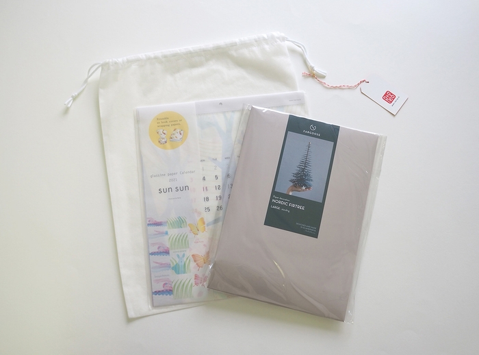 【リプラグ】クリスマスギフトセットB(モミの木Kitとグラシンペーパーカレンダー)