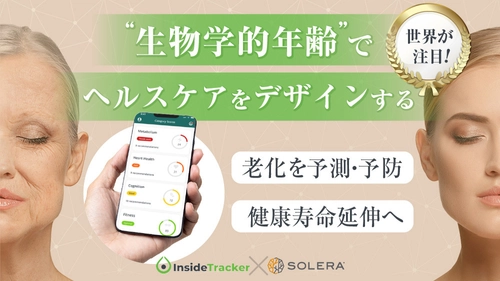 業界初！生物学的年齢測定サービス「InsideTracker」を 高地トレーニングスタジオSOLERA 京都四条烏丸店で8/9(金)導入