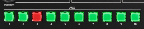 「AUX BUS」専用スイッチを装備