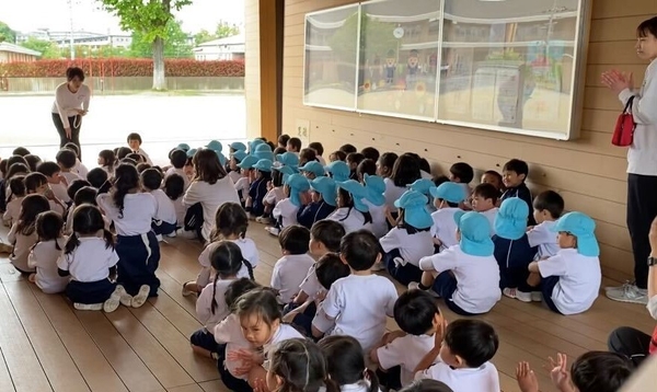 令和5年（2023年）4月25日　第1回避難訓練の様子