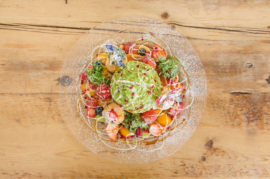 上からもカラフル!