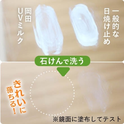 石けんで簡単