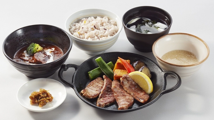 仙台名物!牛たん焼きとタンシチューのよくばり御膳