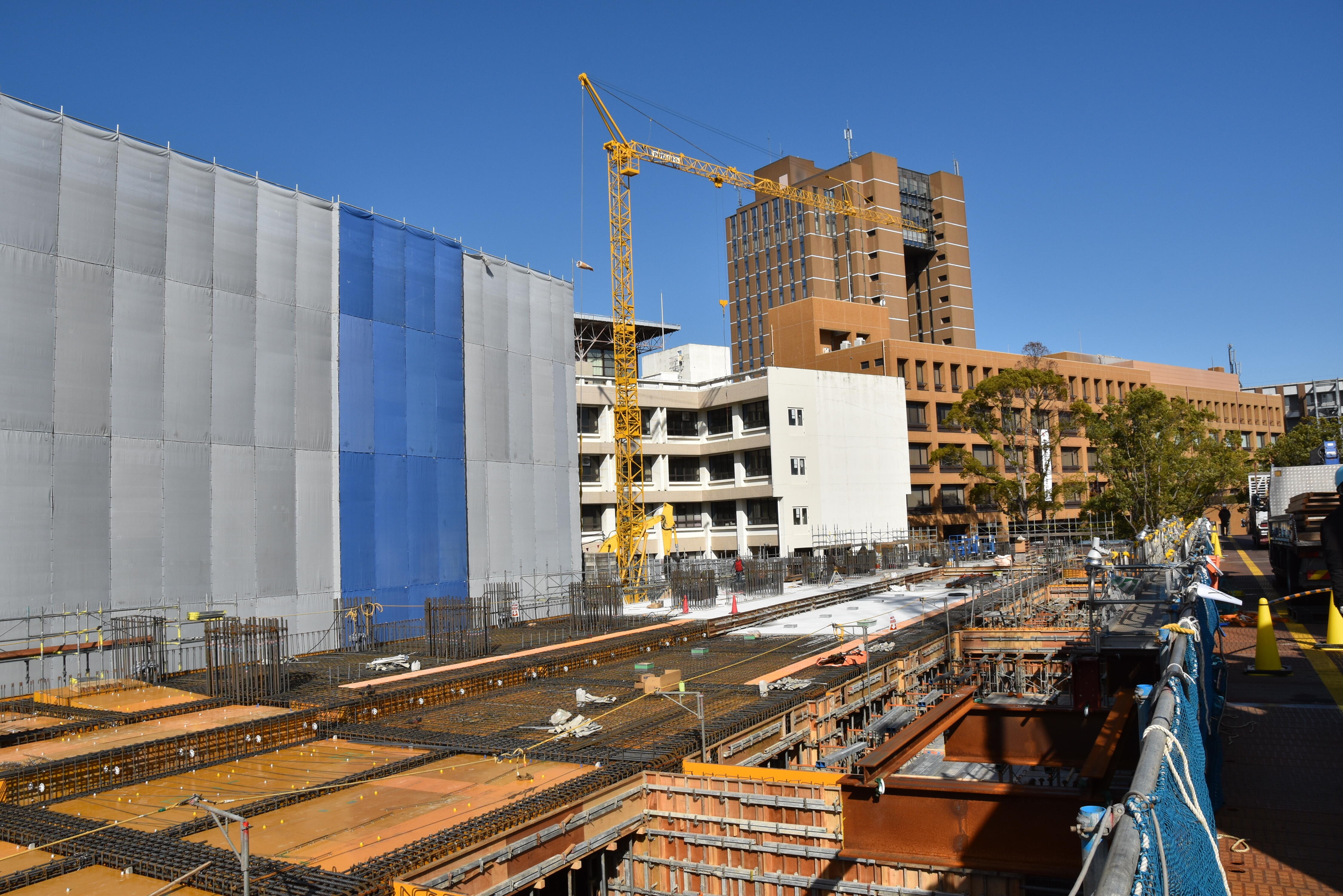 【名城大学】開学100周年記念アリーナ（LIONS ARENA 2026）計画通りに建設中