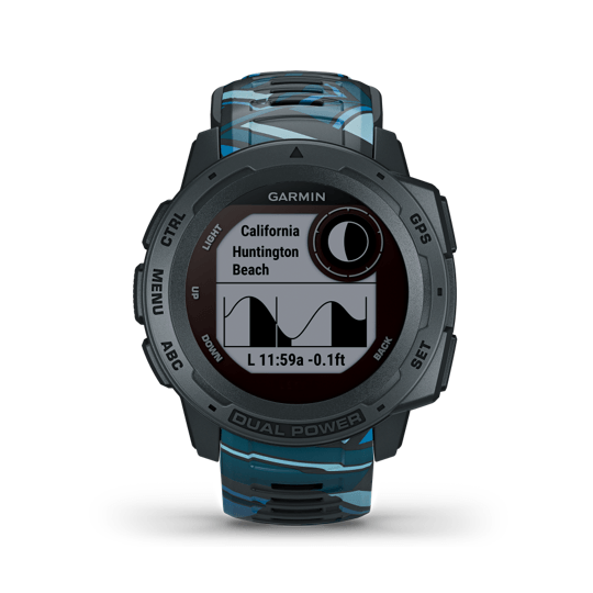 Garmin サーフィン機能が搭載したアウトドアGPSウォッチ 『INSTINCT