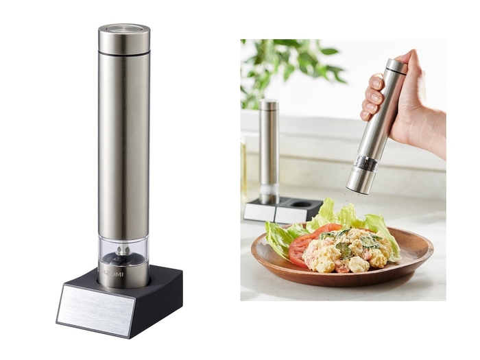 「電動ミル」KPM-0100/S/片手で簡単ワンプッシュ!