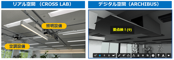 図3:センサー情報による設備警告表示