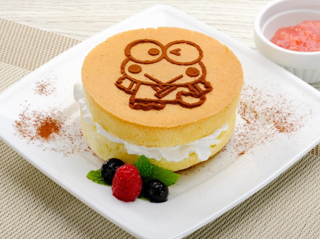 コラボ(2) けろけろけろっぴのスフレパンケーキ 930円(税抜)