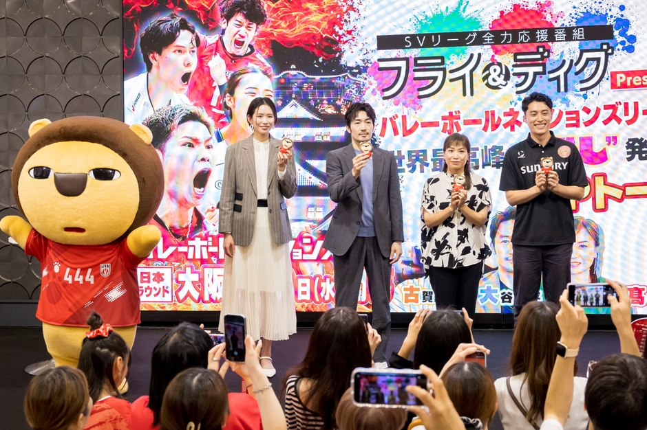 推しきゃらアベニューミニステージフライ＆ディグバレーボールネーションズリーグ