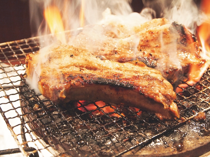 スペアリブ炭火焼