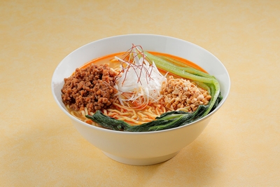 ピーナッツ担々麺 調理例
