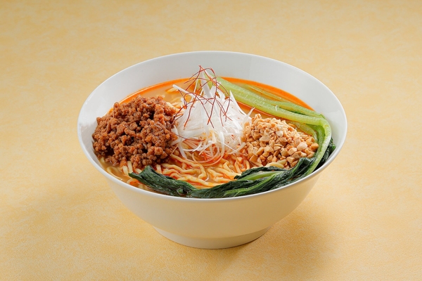 ピーナッツ担々麺 調理例