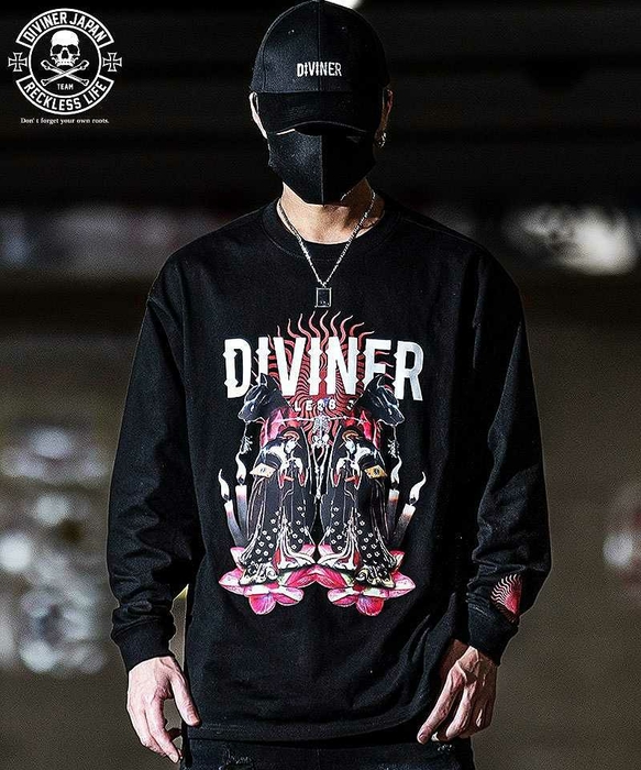 DIVINER JAPAN】百鬼夜行TEE（ブラック）