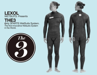 サーファー向けブランド「LEXOL」から 3パーツのみの高品質ウェットスーツを開発　 『THE3』を9月1日から自社ECサイトで販売開始