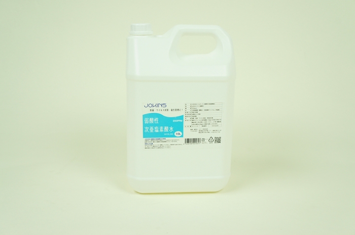 JOKINS弱酸性次亜塩素酸水200ppm　10Lボトル