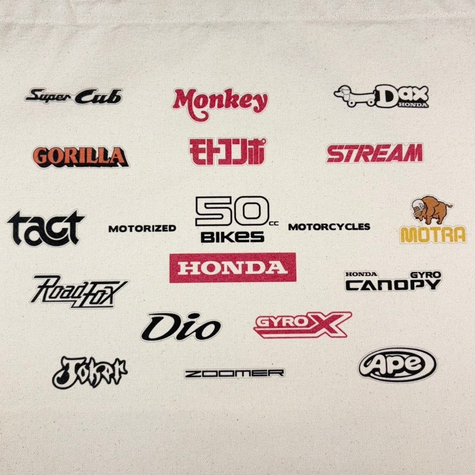HONDA 50cc BIKES LOGO トートバッグ