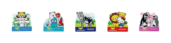 天王寺動物園SRC_アクリルメグネット_集合