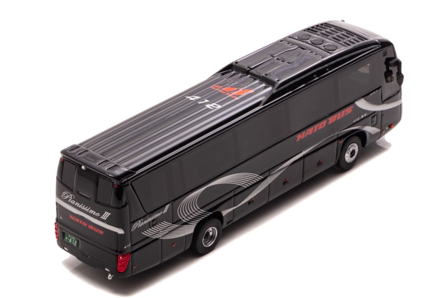 CARNEL 1/64 はとバス ピアニシモIII プラチナ (412号車) いすゞ ガーラ スーパーハイデッカー:右後
