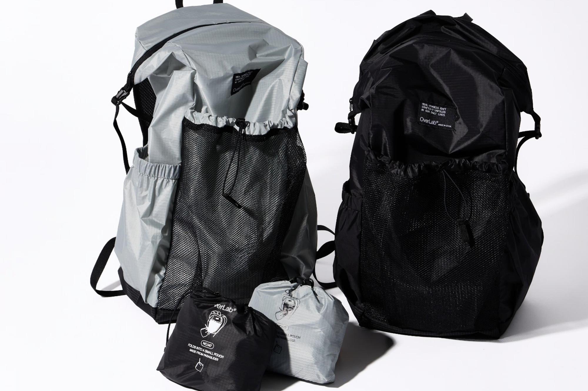 約130gなのに20L。この軽さが、持ち歩く理由になる。
韓国発「OverLab(オーバーラボ)」が超軽量パッカブルバッグパック発売。