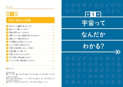 『こども宇宙 未知なる宇宙のことがわかる本』もくじ③