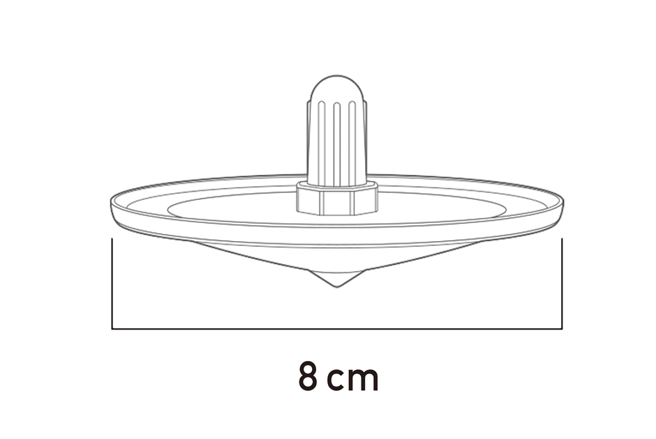 回しやすいコマ