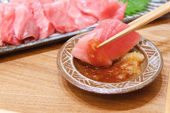 すりおろしてお刺身に(2)! 写真提供:おうちごはん