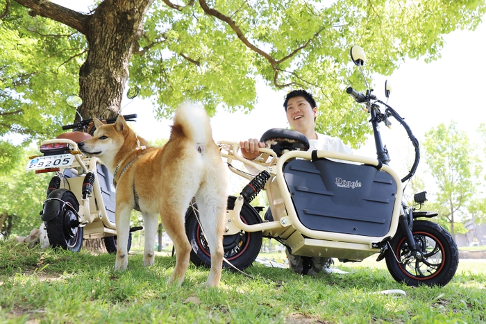 愛犬と旅する電動バイク「Doggie」一般受注開始