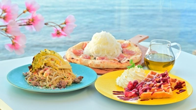 淡路島西海岸のカフェレストラン『miele』　“かけ放題、のせ放題”の春限定メニュー３月から開始！