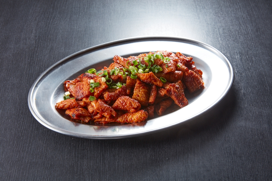 グランプリ獲得のホルモン焼き