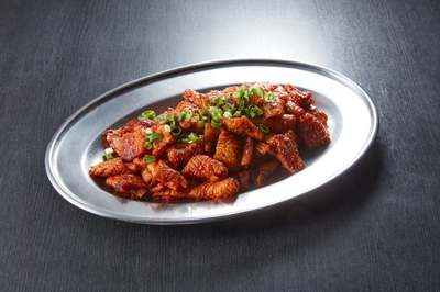 グランプリ獲得のホルモン焼き