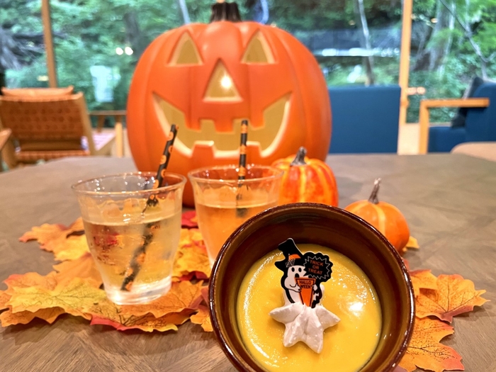 ドリンクやスイーツもハロウィン仕様(ゆとりろ那須塩原)