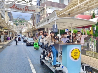 熱海初上陸のアクティビティ 「ATAMI PARTY BIKE(熱海パーティーバイク)」が 11月19日(土)からOPEN！