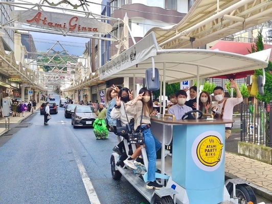 熱海初上陸のアクティビティ 「ATAMI PARTY BIKE(熱海パーティーバイク)」が 11月19日(土)からOPEN！