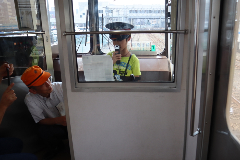 車内放送体験　イメージ