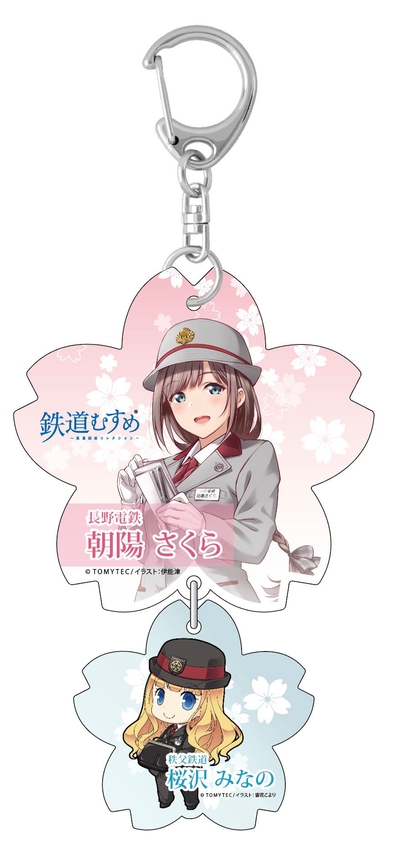 アクリルキーホルダー(長野電鉄ver)　イメージ